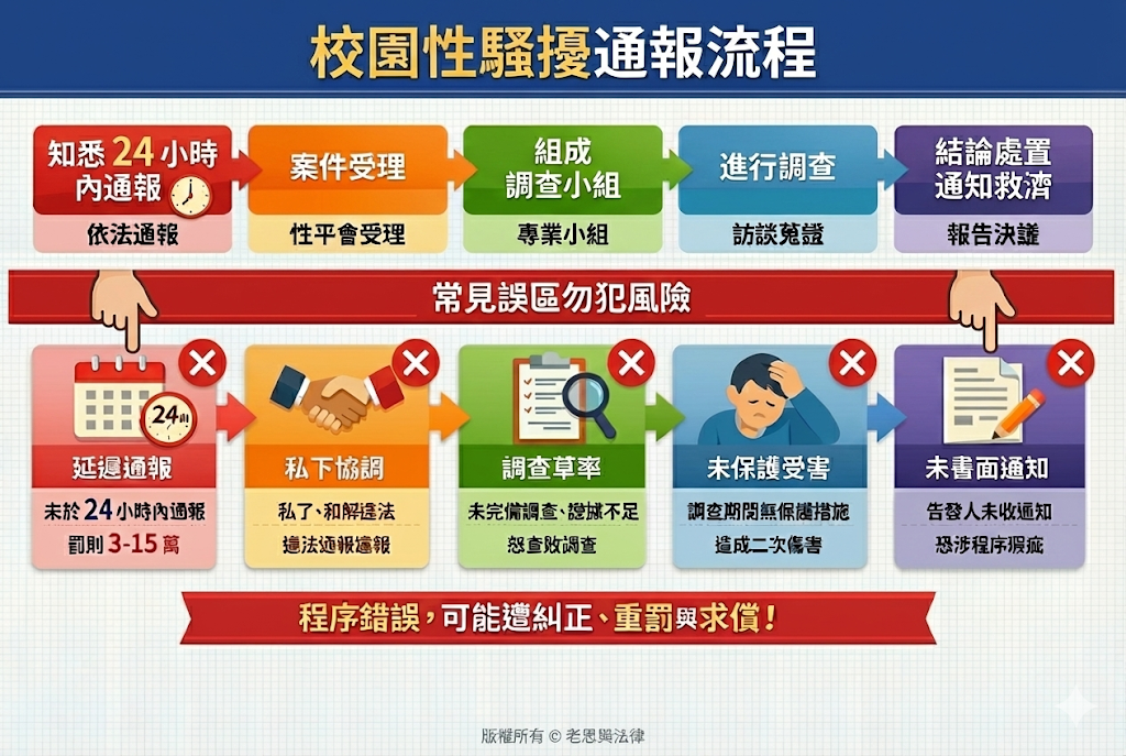 校園性騷擾通流程