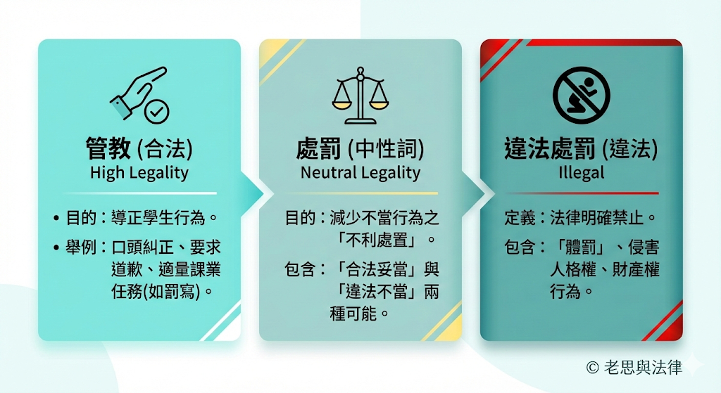 教師管教處置層次