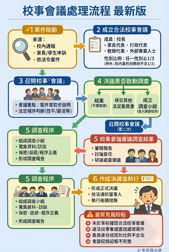 校事會議處理流程